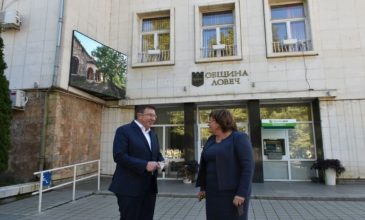 Кметът на Ловеч благодари на министър Костадин Ангелов