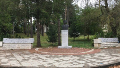 ремонт на пътя към паметника на Георги Бенковски в м. Костина, с. Рибарица