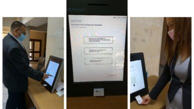 Демонстрационно пробно гласуване с машина