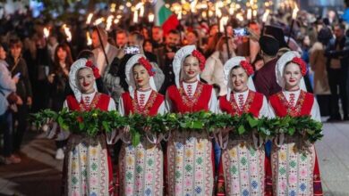Факелно шествие във Враца