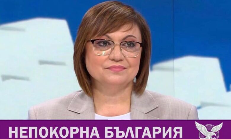 Корнелия Нинова: Управлението е театър, стабилността - илюзия 1 Корнелия Нинова по време на интервю за БНР - Стара Загора