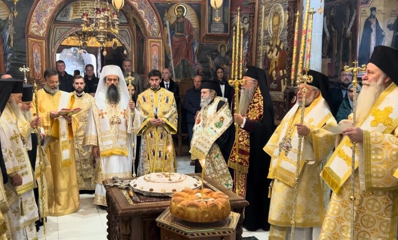 Заупокойна литургия за патриарх Максим в Троянския манастир