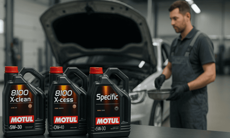 бутилки моторно масло Motul