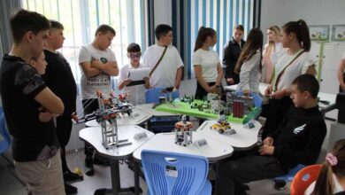 STEM кабинети с роботи и интерактивен дисплей в училище в село Градежница