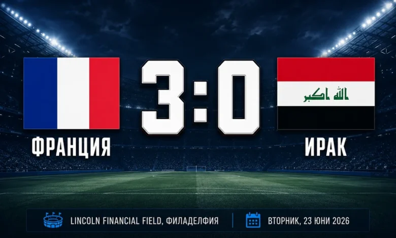 Франция - Ирак 3:0 от Световното първенство 2026