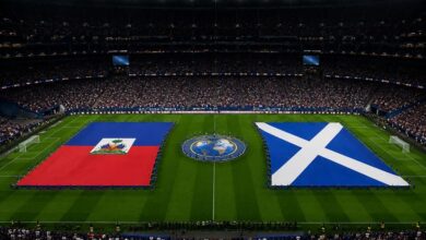Игрови момент от Хаити - Шотландия на Мондиал 2026