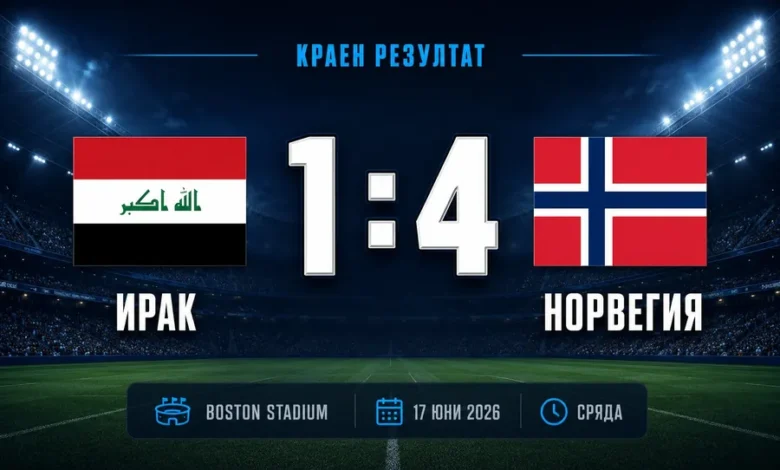 Ирак - Норвегия: Холанд вкара два пъти при 1:4 1 Ирак - Норвегия 1:4 на Световното първенство