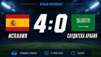 Испания - Саудитска Арабия 4:0 на Световното първенство