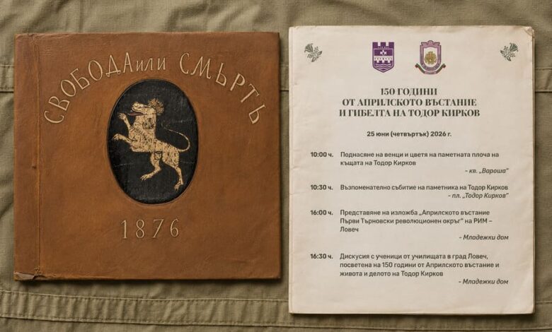 Паметник на Тодор Кирков на едноименния площад в Ловеч