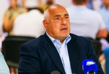 ойко Борисов говори на брифинг в Ловеч