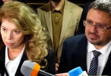 Илияна Йотова говори пред журналисти след края на изборния ден и призовава за вот на балотажа